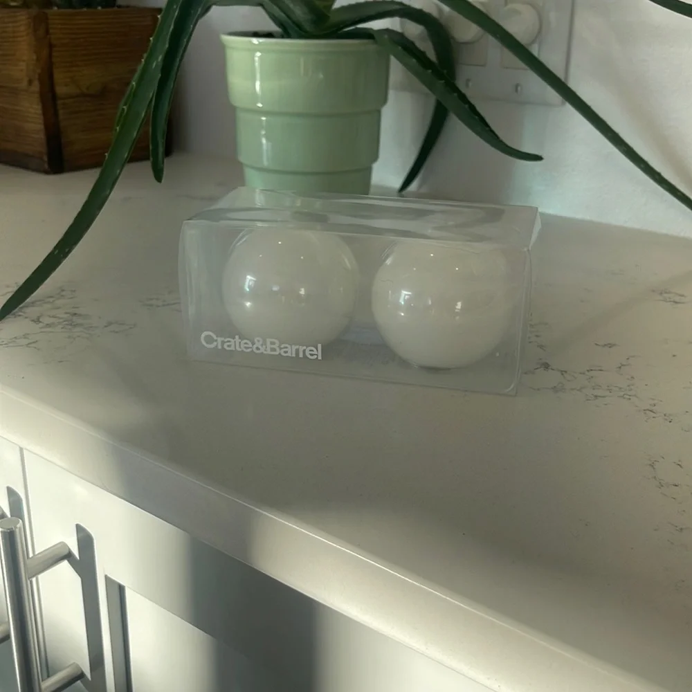 Crate & barrel orb candles